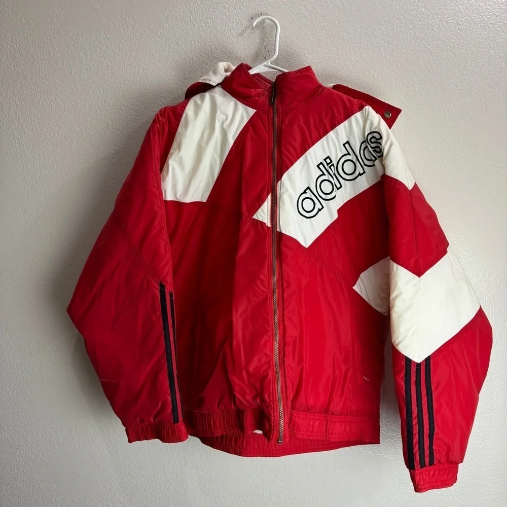 Adidas Vintage Puffer Jacket Size Medium